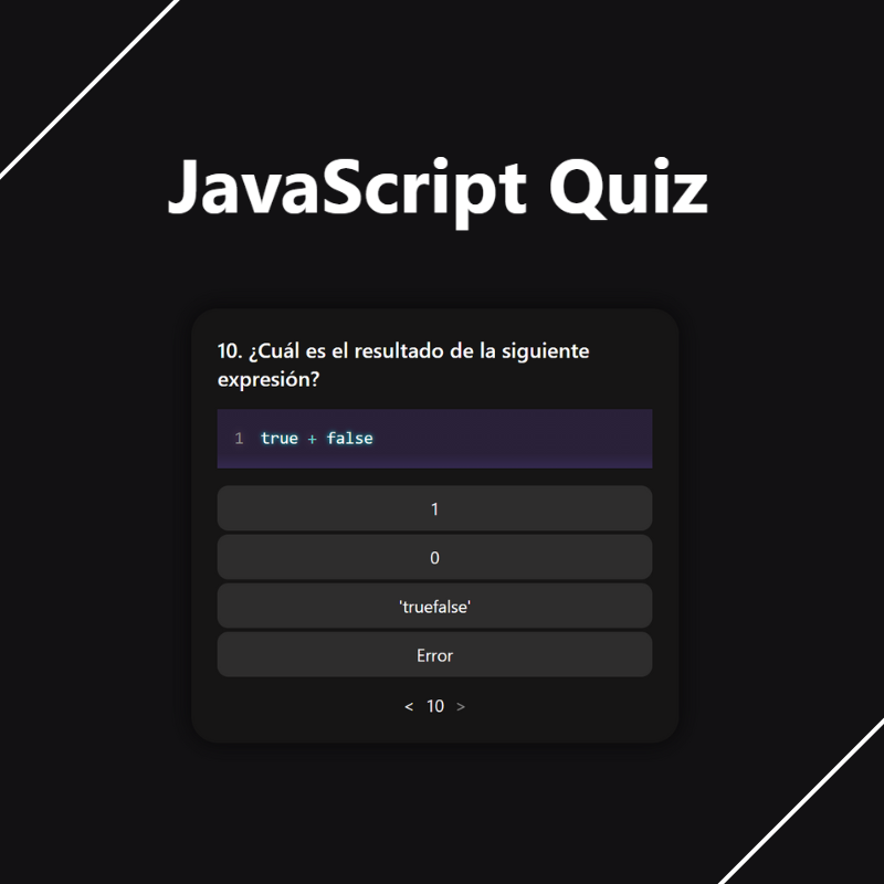 JavaScript Quiz